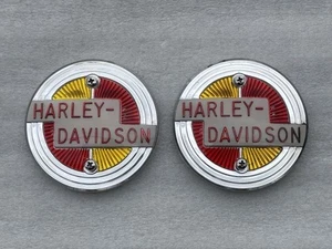 Juego de adaptadores medallón emblema tanque de combustible Panhead 57 Xl 61773-57T descontinuado - Imagen 1 de 10