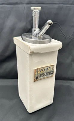 DISPENSADOR DE CERÁMICA DE JABÓN MARFIL PROCTER & GAMBLE 14" DE ALTO CHAPA ANDERSON 640 Foto 1 de 4