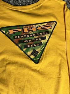 Columbia PHG Performance Hunting Gear Long Sleeve T-Shirt Yellow Fishing Outdoor - Picture 1 of 8