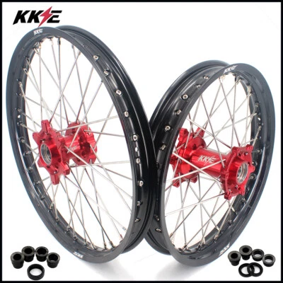 KKE 21/18 Rims Fit GAS GAS EC250 EX300 EX250F EX350F EX450F Enduro Spoked Wheels - Image 1 of 4
