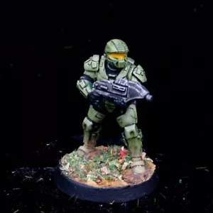 Warhammer 40 000 Imperial Guard Astra Militarum Halo Videogame 28mm Master Chief - Picture 1 of 2