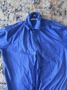 Edwards Garment Men's Long Sleeve Button Down Collar Shirt. L 16.5/34 - Picture 1 of 4