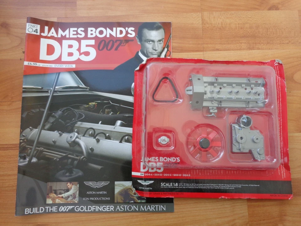 Eaglemoss 1/8 Costruire il Proprio James Bond 007 Aston Martin DB5 Issue 04 Inc - Immagine 1 di 1