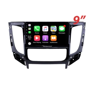 9" Wireless CarPlay Android Auto Nakamichi BT For Mitsubishi Triton A AC 15-18 - Picture 1 of 3