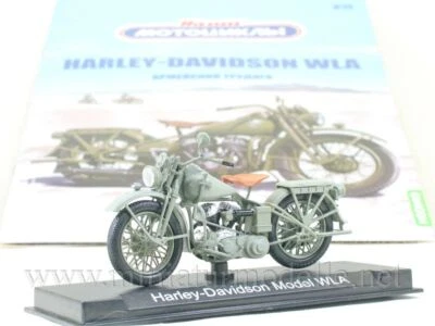 1:24 Harley Davidson WLA Militär Motorrad Modimio #25 Motorcycle WWII Military - Bild 1 von 3