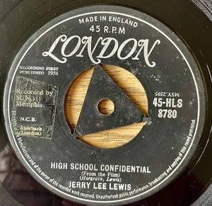JERRY LEE LEWIS HIGH SCHOOL VERTRAULICH 7" LONDON 1958 EX ROCK 'N' ROLL ENGLAND - Bild 1 von 3