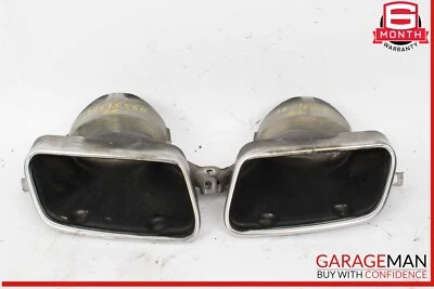Juego de 2 puntas silenciador escape parachoques trasero Mercedes X164 GL450 10-17 OEM Foto 1 de 4