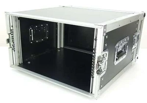 ROADINGER Verstärkerrack PR-2, 6HE, 47cm tief, Flightcase Amprack Endstufenrack - Picture 1 of 9