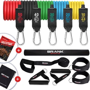 Elastici Fitness Set - Bande Elastiche Fitness Con Maniglie Palestra - Elastico - Foto 1 di 12