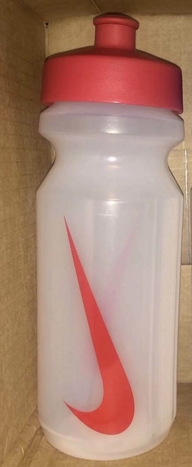 NIKE WATER BOTTLE BIG MOUTH CLEAR BLUE black 22OZ each sold separately NEW - Image 1 of 1