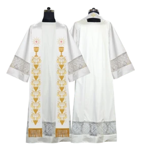 Traditionelle Pfarrerstola mit Traubenstickerei - Kirchengewänder - Bild 1 von 4