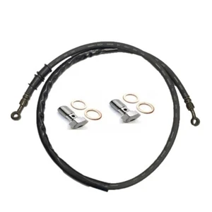Front Brake Braided Hose Line For Yamaha YZ125 125X YZ250 YZ250F YZ250FX YZ250X - Picture 1 of 1