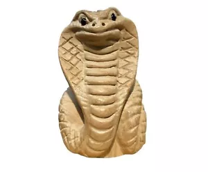 DMtse Feng Shui Hand Carved Natural Wood Snake Statue Ornaments Animal Wood S... - Picture 1 of 9