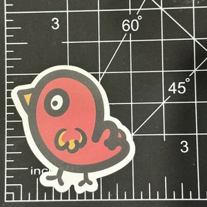 Red Bird Walking Matt - Vinyl Aufkleber Sticker Bomb Skateboard Funky Hip Hop Cool - Bild 1 von 5