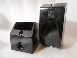 neue Bakelit Motorschutz Schalter alt antik NOS Feuchtraum Steckdose DDR AP - Bild 1 von 10