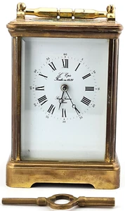 Vintage L'Epee Messing Kutschenuhr (1839) - Bild 1 von 8