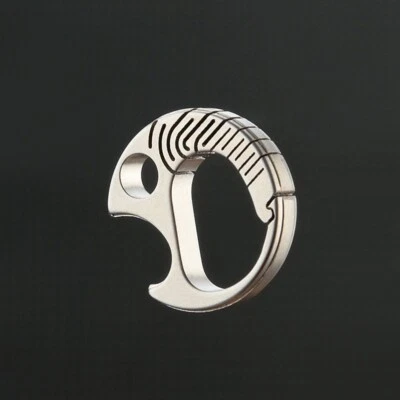 EDC Titanium Key chain Carabiner Opener Outdoor Travel Mini Size Hanging Buckle - Image 1 of 4