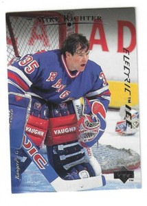 1995-96 Upper Deck - Electric Ice #438 Mike Richter ice hockey trading card