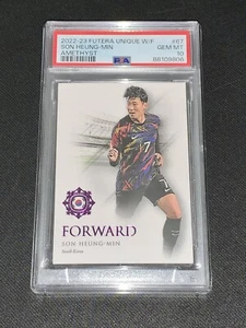 2022-2023 Futera Unique W/F Son Heung-Min /34 South Korea PSA 10 card - Picture 1 of 2