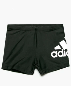 Adidas Junior's Swimming Brief Black Swimsuit Swimwear Trunk Bath Swim Slip 26 - Picture 1 of 7