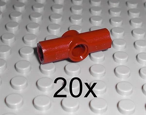 LEGO Technic - 20x Achs Pin Verbinder #2 dunkelrot Axle Pin Connector 32034 - Bild 1 von 1