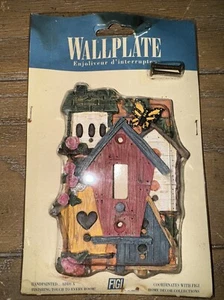 Figi Ceramic Garden Home Light Switch Single Wall Plate Wall Decor - Picture 1 of 3