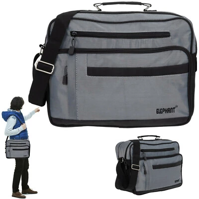 Tasche Herren Arbeitstasche Elephant Mailand Reisetasche Männer 3714 Grau +e - Bild 1 von 4
