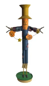 Vintage Silvestri Celebrations Metal Halloween Figure Candlestick Holder Topper - Picture 1 of 7