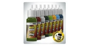 AMMO by MIG Jimenez Cristallo Acrilico Colori Acrilici 17ml - Seleziona Qualsiasi Colore - Foto 1 di 9