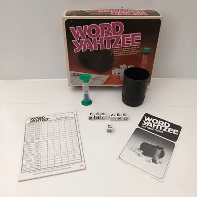 Milton Bradley Word Yahtzee Dice Game Complete With Instructions 1980 - Image 1 of 4
