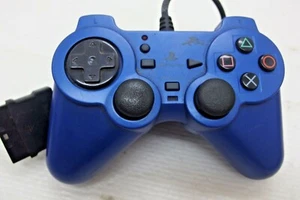 Playstation 2 Fujiwork Analog Rensya Pad Controller Blau Official PS2 Japan - Bild 1 von 8