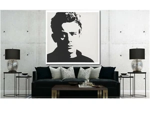 James Dean - Framed Canvas Wall Art - Various Sizes - Picture 1 of 5