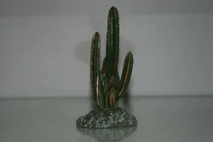 Vivarium Reptile Cactus With Rock Base 8 x 6 x 15 cms Desert Plant Spiders   - Picture 1 of 4