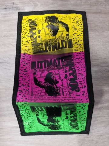 Vintage 1991 WWF Ultimate Warrior Wallet WWE WCW ECW TNA AEW Rare Titan Sports Cover
