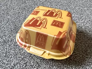 Very Rare Original 1996 McDonalds Clam Shell Burger Styrofoam Mac Box 90's Prop - Picture 1 of 20