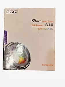 Meike 85mm F1.8 AF Full Frame Lens for Nikon F Mount Camera D850 D7200 D750 D780 - Picture 1 of 7