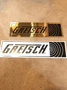 Gretsch Drum Set Stickers (2) Very Rare Out Of Circulation - Picture 1 of 1