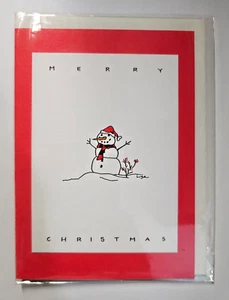 Lisa Hillsborough. Christmas NOTECARD Original Packaging with Red Envelope - Picture 1 of 1