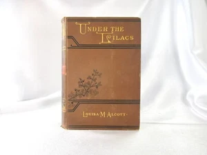 HTF 1881 1. AUFLAGE 2. AUSGABE UNTER DEN LILA LOUISA MAY ALCOT ROBERT BROS + ANZEIGEN - Bild 1 von 12