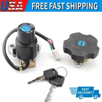 Juego de llaves de bloqueo de tapa de gas de combustible para Yamaha XT225 Serow 225 1991-2007 Foto 1 de 4