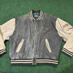 Vintage OG&E Electric Services Tri-Mountain Bomber Jacket 2XL Stay Safe - Picture 1 of 14