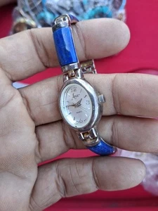 Aria Lapis Lazuli Women's Quartz Watch Sterling Silver - Picture 1 of 8