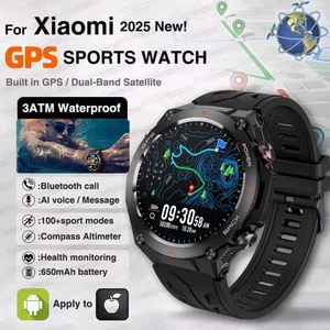 2025 New Xiaomi GPS Sports Smart Watch for Men Waterproof Bluetooth Call 650mAh - Picture 1 of 34