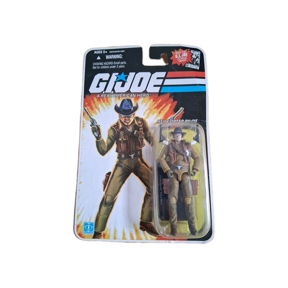Figura de acción GI Joe | Piloto de helicóptero | "Wild Bill" (Nuevo | Sellado) Foto 1 de 2