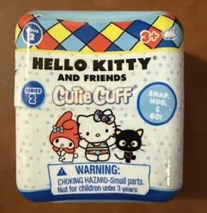 HELLO KITTY and Friends Cutie Cuff Series 2 Bracelet Sanrio plush SEALED NEW C1 - Picture 1 of 6