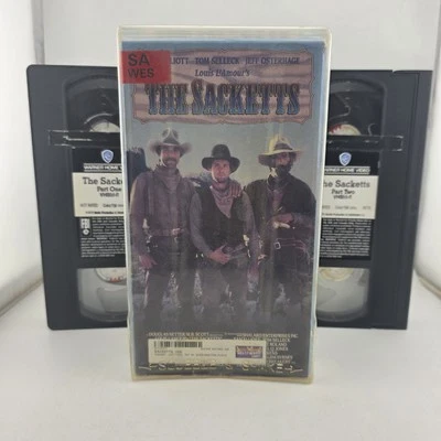 The Sacketts - VHS - 1991 - Sam Elliott Tom Selleck W/ Box Protectors *Buy2Get1* - Image 1 of 4