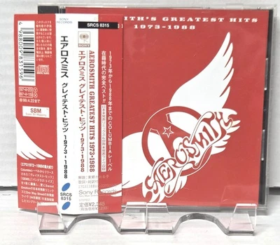 Aerosmith-Greatest Hits 73-88 CD Japan press used w/OBI 1997  SRCS 8315 — 第 1/3 张图片