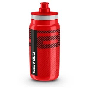 2X BOTELLAS DE AGUA CASTELLI CICLISMO - 550ML (18OZ) - ROJO - PAR - Imagen 1 de 1