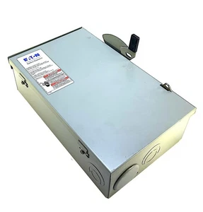 Interruptor de seguridad fusible Eaton DG222NRB 2P3W 60A 240Vac - Imagen 1 de 5