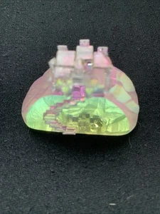 Vintage Swarovski Crystal Castle Base Fantasy Reflective Rainbow Color Damaged - Picture 1 of 8